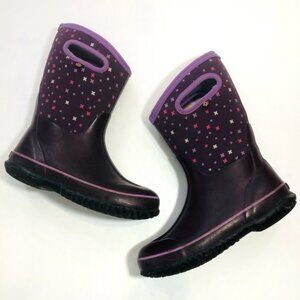 Bogs | Youth Purple K Classic Plus waterproof boots | Size 6